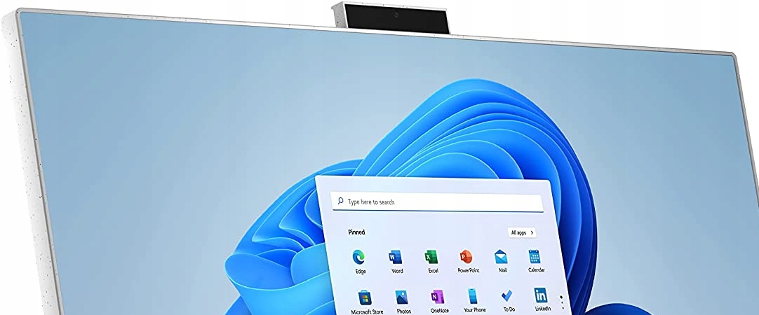 Komputer Lenovo AIO 3 27ITL6 - widok z boku