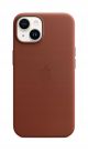 Apple iPhone 14 Leather Case MagSafe Umber - Skórzane Plecki Brązowe – ressist.pl