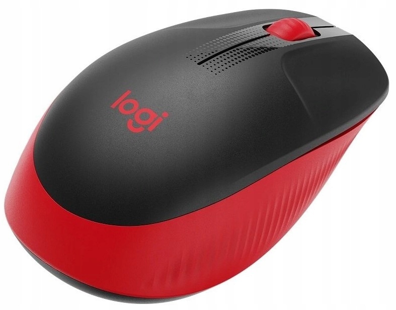 Ergonomiczny kształt myszy Logitech M190 Red