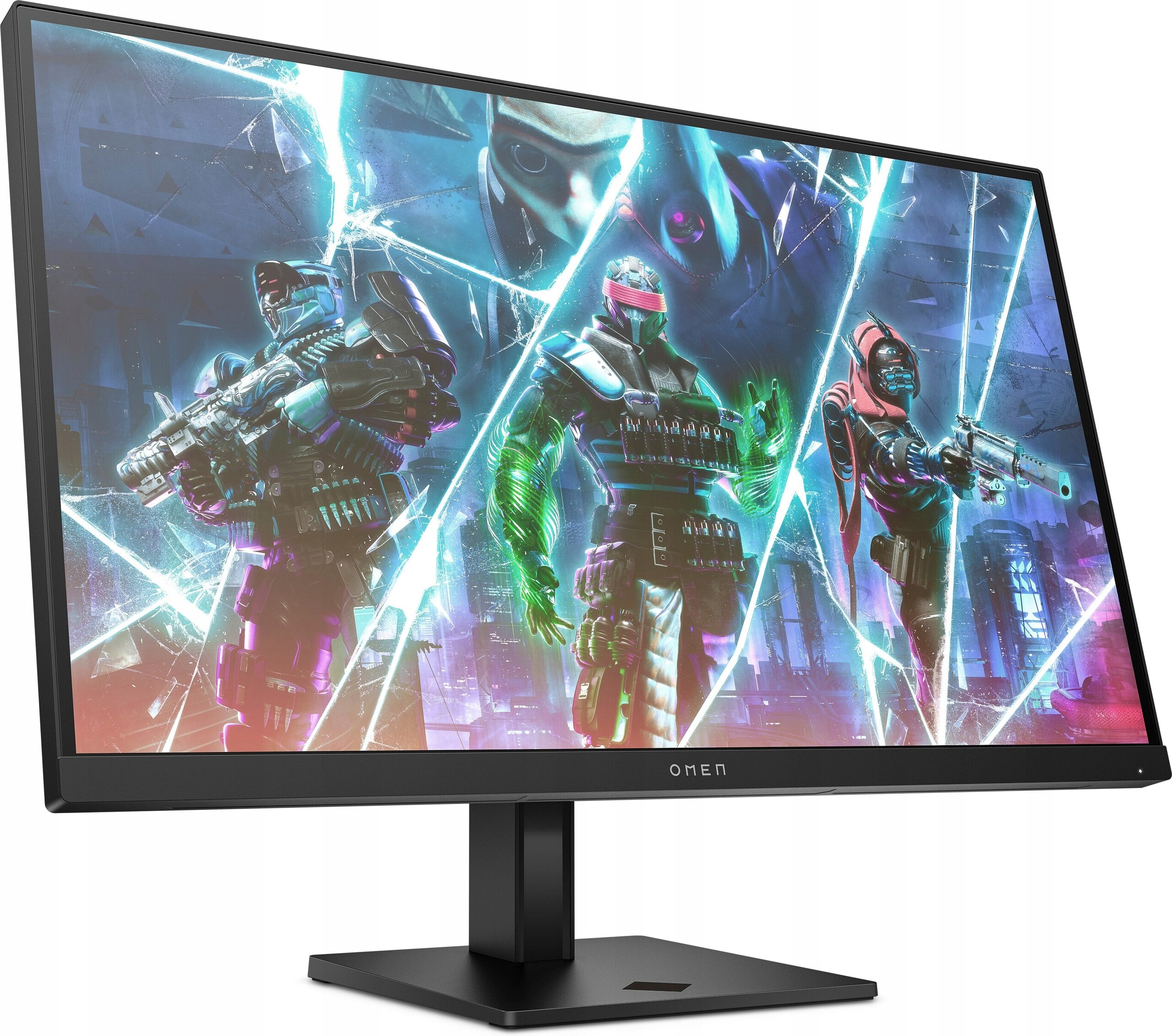 Monitor HP OMEN 27s - widok portów i podstawy