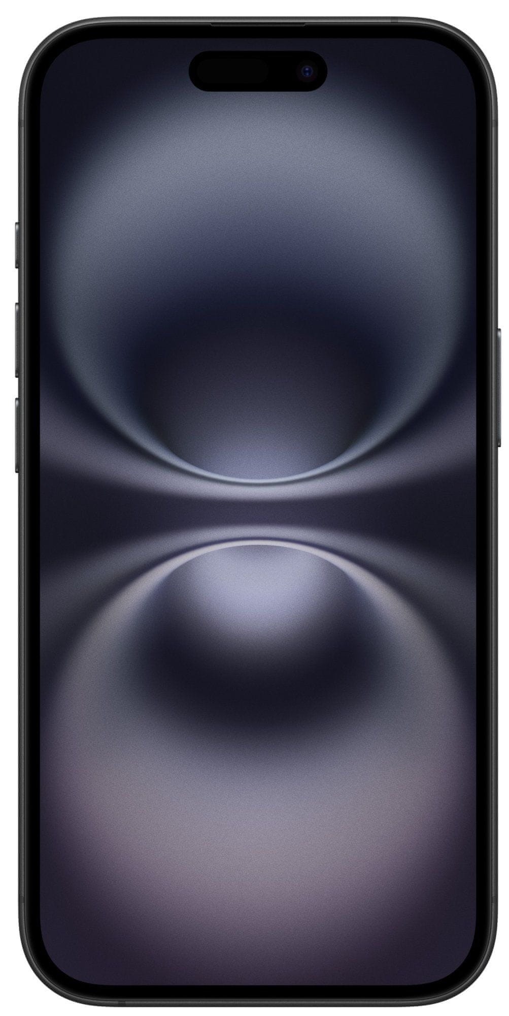 iPhone 16 128GB Black - widok na ekran