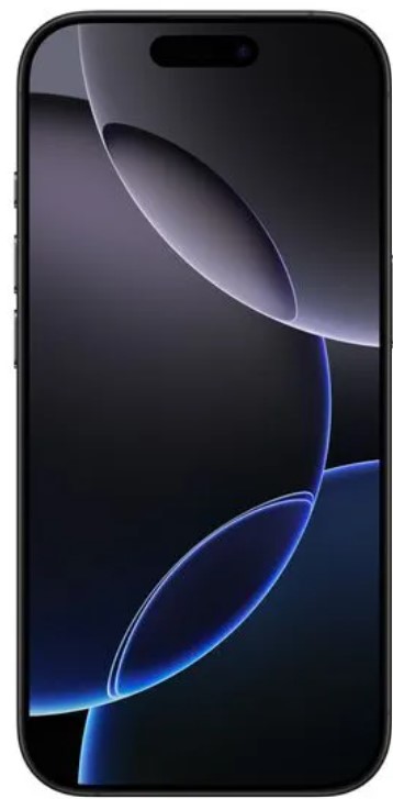 Smartfon Apple iPhone 16 Pro widziany z boku, prezentujący profil