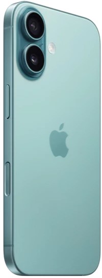 Smartfon Apple iPhone 16 - widok z przodu z aktywnym aparatem