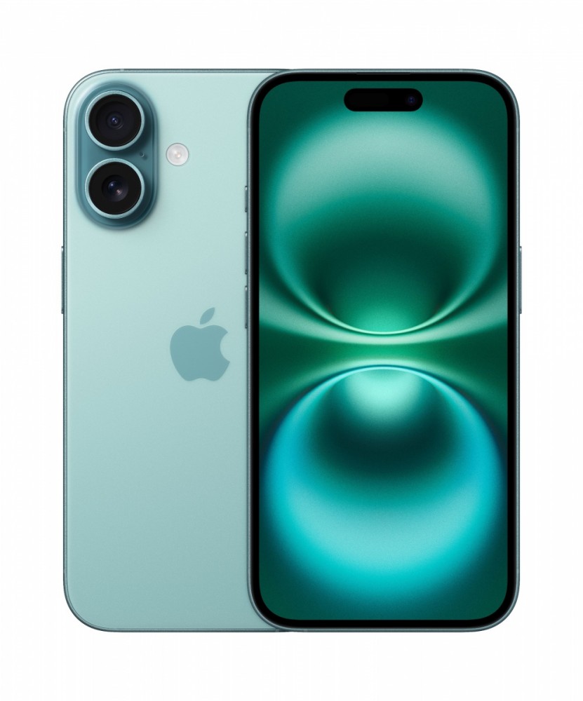 Smartfon Apple iPhone 16 - widok z boku