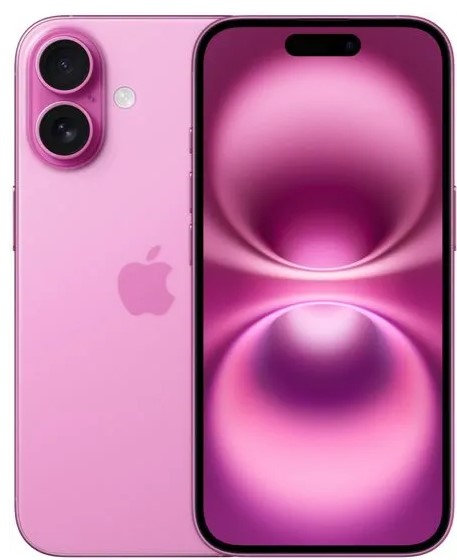 iPhone 16 - Widok z przodu, podkreślający bezpieczeństwo