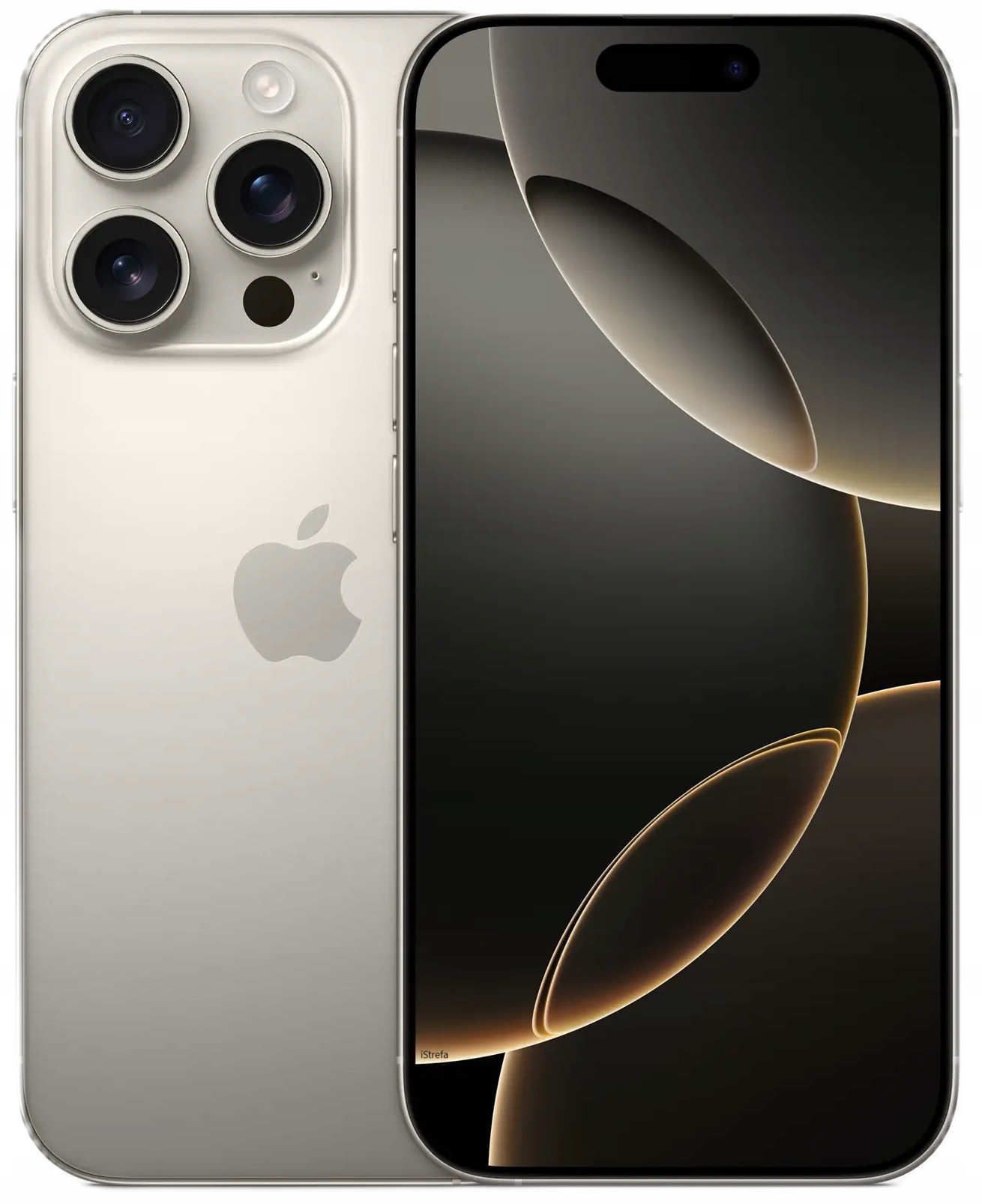 iPhone 16 Pro 512GB Natural Titanium - widok z przodu