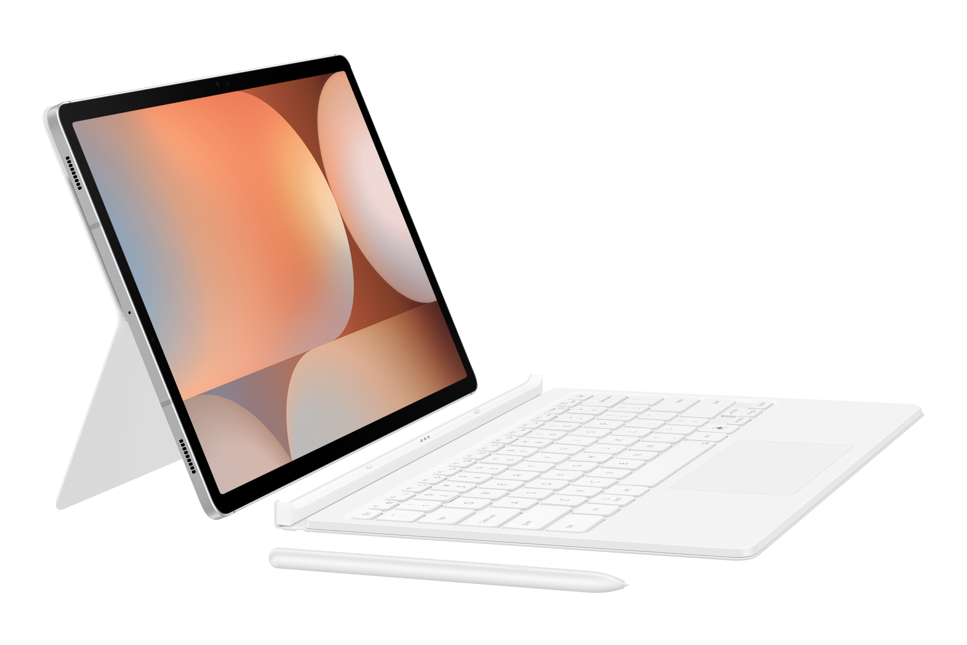 Etui Samsung Book Cover Keyboard - widok z podstawką