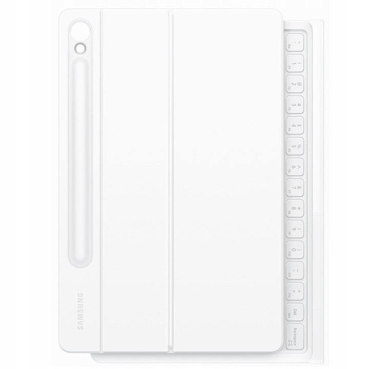 Etui Samsung Tab S10 / S9 / S9 FE biały/white Book Cover Keyboard - gotowe do walki