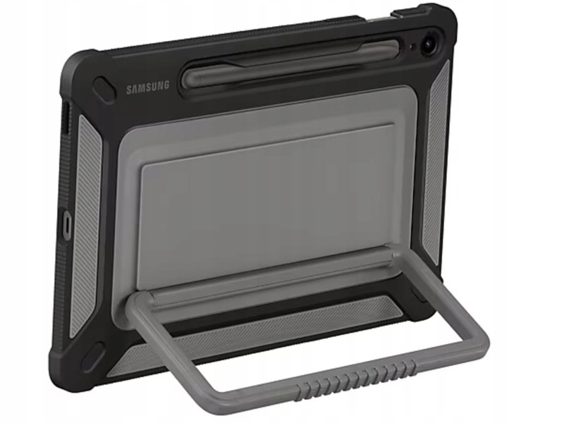 Etui Samsung Tab S9 FE+ Outdoor Cover Black - w funkcji podstawki