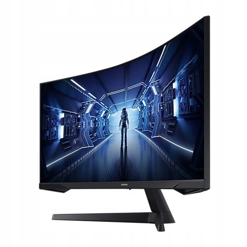 Monitor Samsung LC34G55TWWPXEN - widok z boku