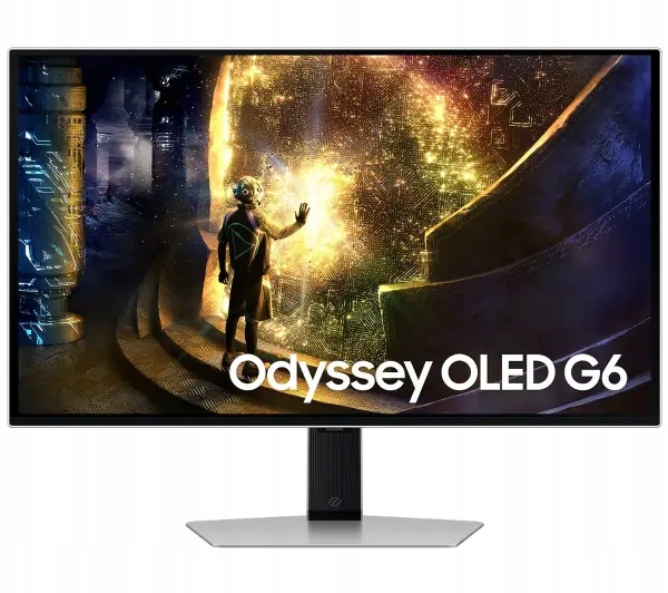 Monitor Samsung Odyssey OLED G6 S27DG610SU - widok na ekran podczas gry