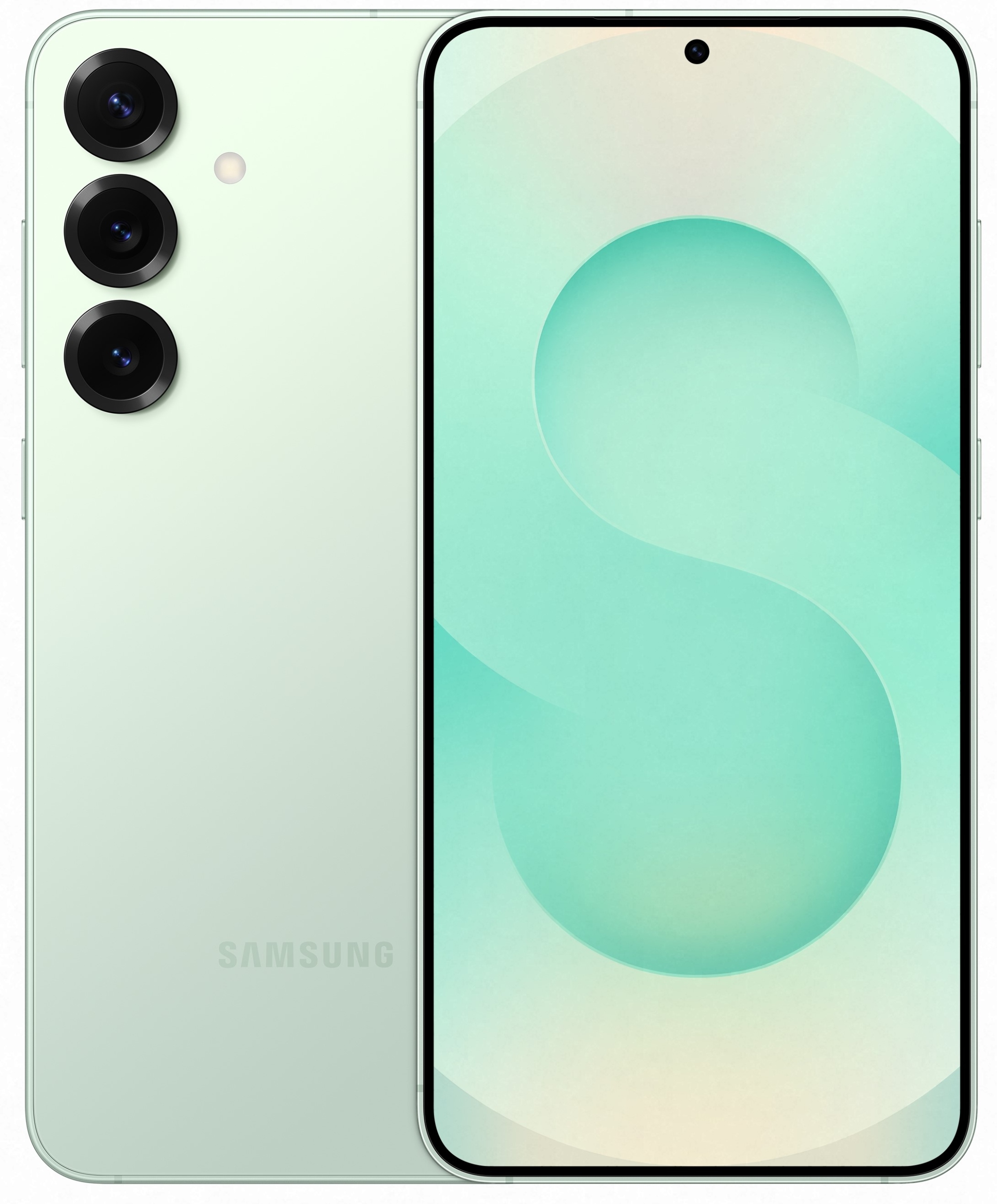 Samsung Galaxy S25+ SM-S936BLGDEUE 12/256GB Miętowy - widok z przodu