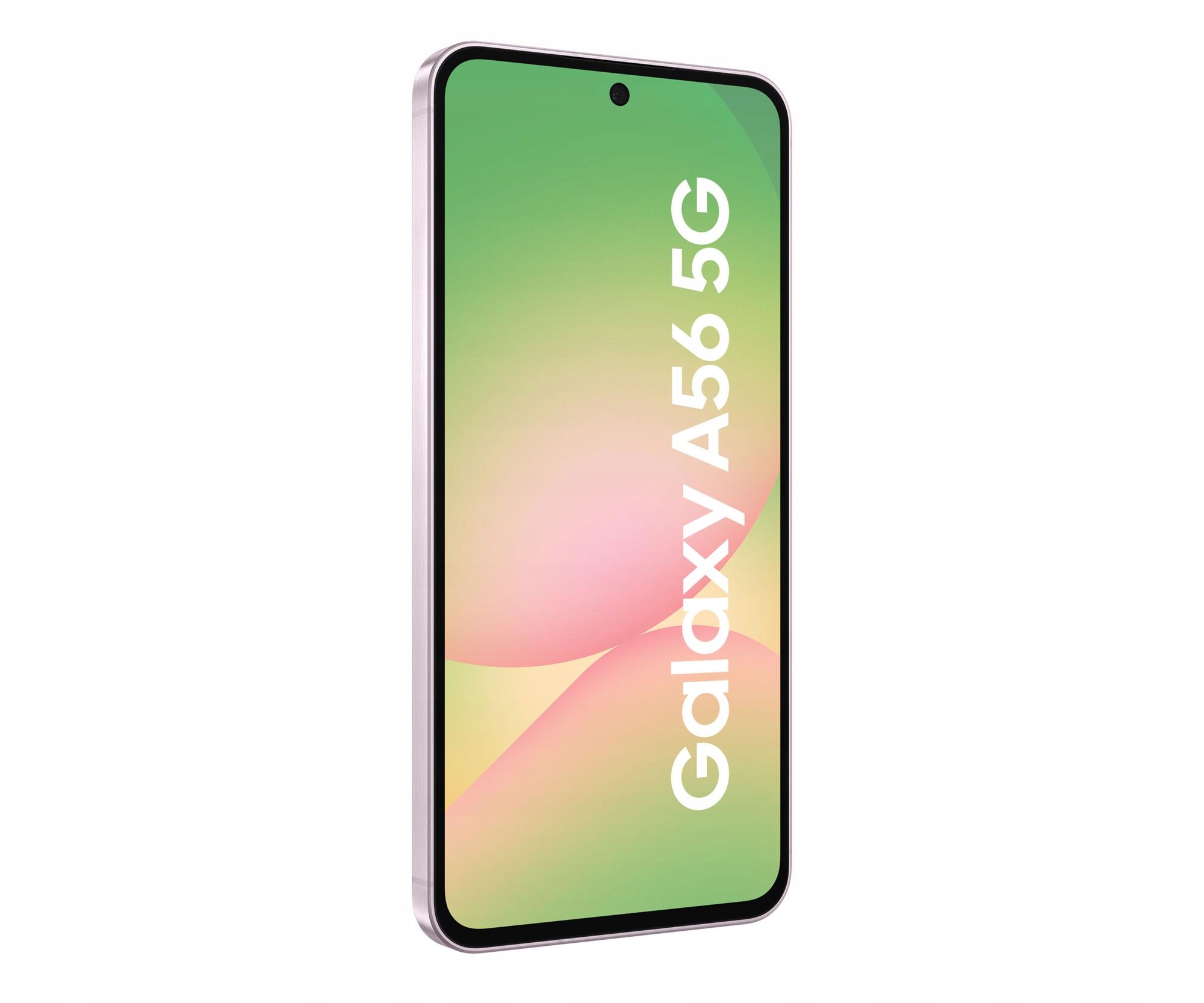 Smartfon Samsung Galaxy A56 5G - widok z boku, prezentujący smukłą obudowę
