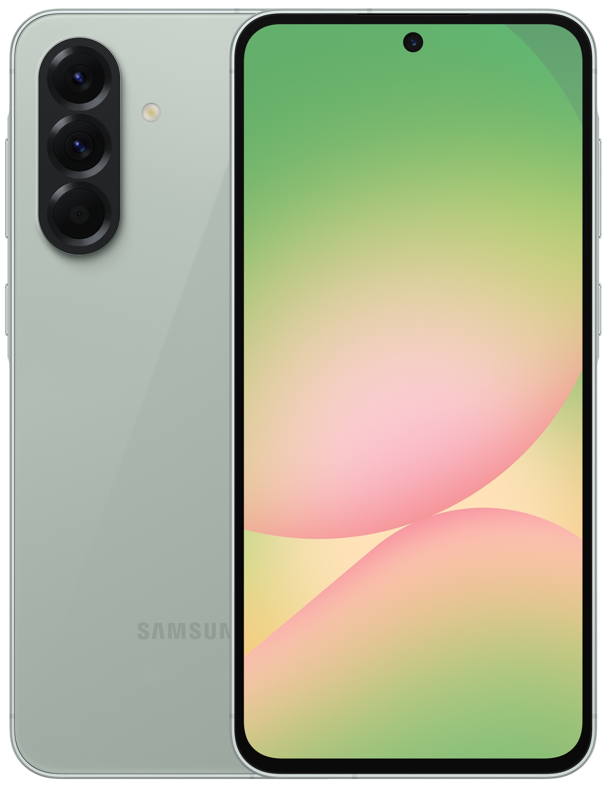 Samsung Galaxy A56 5G - widok z przodu, ekran włączony